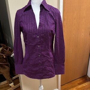 Purple Women's Button-Up Shirt